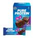 Pure Protein Bars - Nutritious Gluten Free protein bar made with Whey protein blend - low sugar protein snack. Deliciously satisfying. Galactic Brownie (Pack of 6)