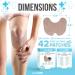 JJ CARE Knee Patches - 42 Extra Strength Pain Relief Patches for Knee - 5.5 x 3.9 Arthritis, Inflammation, Sciatica Relief - Muscle & Joint Support - Buy Online on GoSupps.com