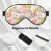 Shop Tropical Pink Flamingo Pineapple Sleep Mask | Soft Double-Sided Adjustable Eye Covers for a Restful Sleep - Buy Online on GoSupps.com