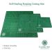 Calibre Art 14x14 Rotating Self Healing Cutting Mat with Grid - Ideal for Quilting & Art Projects - Green - Buy Online on GoSupps.com