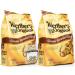 Werther's Original Creamy Caramel Filled Pack of 2 - Bulk Bags of Hard Candy Individually Wrapped (27 oz) Each - Werthers Caramel Filled Candy - Bundle with Ballard Products Pocket Bag