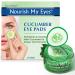 Fran Wilson NOURISH MY EYES Cucumber and Green Tea Pads - 36 Pads each (PACK OF 6) At-Home Spa Treatment to refresh and decrease puffiness under the eyes