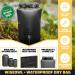 Wise Owl Outfitters Waterproof Dry Bag - Fully Submersible 1pk or 3pk Ultra Lightweight Airtight Waterproof Bags - 5L  10L and 20L Sizes - Diamond Ripstop Roll Top Drybags 3 Pk - 5L  10L  20L Grey 3 - Buy Online on GoSupps.com