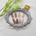 Fall Press on Nails - Medium Coffin Brown Gradient with Maple Leaf Designs | 24Pcs Acrylic Glitter Nails for Thanksgiving | Glossy Glue on Fake Nails for Women - Buy Online on GoSupps.com