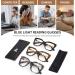 JM 3 Pack Oversized Women's Reading Glasses - Blue Light Blocking Fashion Glasses with Prescription - Stylish 0.0 x Mixed Set - Buy Online on GoSupps.com