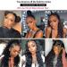 Alionly 18 Loose Deep Wave 360 Lace Front Wig 180% Density HD Lace Pre Plucked Glueless Wig for Black Women - Can Make Ponytail and Updo - Buy Online on GoSupps.com