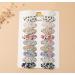 20 Pcs Floral Snap Hair Clips for Women, Girls, Baby, Toddler, Teen - No Slip Metal Barrettes Hair Accessories - Buy Online on GoSupps.com
