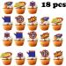 18pcs Rubber Gun Cupcake Toppers for Boys Girls Dart War Party Supplies Target Bullet Cake Decorations Target Gun Happy Birthday Cake Decor Gun Theme Party Supplies - Buy Online on GoSupps.com