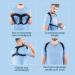 Persanna Posture Corrector Back Brace for Women and Men - Upper Back Support for Shoulder & Neck Pain - Adjustable Straightener for Scoliosis & Kyphosis - Thoracic Spine Trainer - Buy Online on GoSupps.com