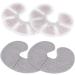 Navaris Thermo Pads Breast Pillow - 2 Gel Beads Cooling & Heat Pads for Breastfeeding - Reusable Accessories - Gray - Buy Online on GoSupps.com