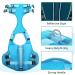 Convinite Dog Life Jacket - Adjustable Reflective XS Blue Life Jackets for Small Medium & Large Dogs | Perfect for Boating Swimming & Surfing - Buy Online on GoSupps.com