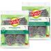 Scotch-Brite Stainless Steel Scourer - 12 Rust-Resistant Spiral Metal Pads for Powerful Cleaning | Effective Scrubbing Pad with Spirals - Buy Online on GoSupps.com