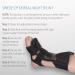 Swede-O Dorsal Night Splint - Small/Medium | Comfortable Foot Support for Plantar Fasciitis Relief | International Shipping Available - Buy Online on GoSupps.com