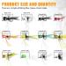 Topwater Fly Fishing Poppers Kit for Bass Trout Panfish - 12/15pcs Lures Set - Buy Online on GoSupps.com