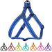 Collardirect Reflecting dog harness size S M L for walks outdoors adjustable for dogs puppies pink black red purple mint green orange blue L blue