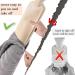 2L Long Hot Water Bottle with Hand Pocket Cover - Grey, Zipper Cover, Strap - For Pain Relief in Waist & Neck - Buy Online on GoSupps.com