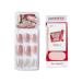 KISS IMPRESS PRESS-ON Manicure One More Chance | Short Quadratic Nails with PureFit Technology | Includes Cleaning Pad Mini File & 30 Artificial Nails - Buy Online on GoSupps.com