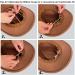 RainFlower Classic Cowboy Hat for Men & Women - Wide Brim Western Style with Belt and 2 Bands, Brown - Buy Online on GoSupps.com