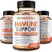 10 in 1 Immune Support Supplement - Dr. Approved with Vitamin C  Zinc  Elderberry  Echinacea  Turmeric  Probiotics- Immunity Booster for Multi-System Immune Defense & Respiratory Supplement