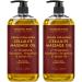 MAJESTIC PURE Cellulite Massage Oil - with Vegan Collagen & Stem Cells  Unique Blend of Massage Essential Oils - Anti Cellulite Oil Improves Skin Tightening and Firming  2 x 8 fl oz