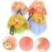 NOLITOY 4pcs Cartoon Foaming Net Loofah Body Scrubbers Eco-Friendly Shower & Bath Accessories for Kids & Adults Soft Skin Cleaning Sponge Toiletries - Buy Online on GoSupps.com