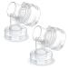 Maymom Myfit Base Connector (2Pc) Narrow Neck: These Connectors Will Fit and Medela Bottles Narrow Neck Bottles. Base connecter