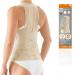 Neo G Dorsolumbar Support Brace - Back Support For Early Kyphosis, Rounded Shoulders, Posture Correction, Muscular Aches, Lumbar Support - Fully Adjustable - Class 1 Medical Device - Large - Tan Large: 33.5 - 39.4 In / 85 - 100 cm