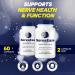 NervaEase Capsules Derived from Popular NervaEase Cream Formula | Premium Nerve Support Formula with Natural Ingredients for Comfort & Relaxation | Easy-to-Take Pills (60 Capsules) - Buy Online on GoSupps.com