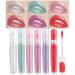 Lucoss 6 Colors Glitter Liquid Lipsticks Gift Set for Women Girls Shimmer Metallic Lipstick Waterproof Moisturizing Lip Gloss with Shimmery Glitter A