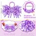 30 Pcs Boutique Baby Girls Artsy Style Bow Hair Ties - Elastic Colored Hair Bands for Toddlers Kids - Buy Online on GoSupps.com