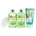 Coconut Spa Bath and Body Set in Modern Wood Round Holder - Shower Gel, Bubble Bath, Body Lotion & Bath Bomb Fizzer - Relaxation Home Spa Gift Basket for Women - Buy Online on GoSupps.com