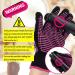 Teenitor Heat Resistant Gloves with Silicone Bumps - Professional Mitts for Hair Styling - Universal Fit Size - Rose Red - Buy Online on GoSupps.com