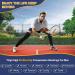 2 Pairs Men's Thigh High Compression Socks 20-30 mmHg with Silicone Grip - Ideal for Swelling, Dress Socks for Men - Closed Toe, Large - Buy Online on GoSupps.com