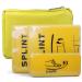 Splints: 3-Size Pack Made for Finger Neck, Leg, Knee, Foot, Wrist, Hand, Arm Injuries with a Handbag (Yellow)