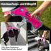 Buy Huntboo Dog Safety Dishes & Harness for Small Dogs - Reflective Waterproof Adjustable Vest in Rose Red - Buy Online on GoSupps.com