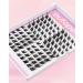 Outopen Manga Lash Clusters Fox Eye Lashes - DIY Lash Extension Kit with C Curl Natural Wispy Fairy Lashes Bond & Seal Tweezers | Shop Internationally - Buy Online on GoSupps.com