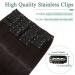 Buy SEGO 12 PCS Clip-In Hair Extensions - Real Hair 55 cm 180g Dark Brown - Smooth & Affordable Full Head Solutions - Buy Online on GoSupps.com