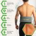 Backlaxx Acupressure Belt for Back Pain Relief | Adjustable Support - Ideal for Home & On-the-Go | Slate Gray - Buy Online on GoSupps.com