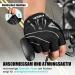 Atercel Bicycle Gloves for Men & Women - 5mm SBR Padding Shock-Damping MTB Gloves - Durable Comfortable Sports Gear - Black - Buy Online on GoSupps.com