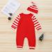 Baby Christmas Romper | Santa Claus Jumpsuit for Newborn Boy Girl 0-6 Months - Buy Online on GoSupps.com