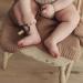 Bleu La La Lulubabe Pacifier - Stage 1 - Set of Two Tone Silicone Paci with Standard Handle, Hospital Nipple - Sage + Khaki - Buy Online on GoSupps.com