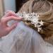 Bridal Wedding Hair Comb Headpiece with Pearls - Sparkly Hair Accessories for Women, Brides, and Bridesmaids - Buy Online on GoSupps.com