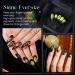 Aokitec 2 Colors Cat Eye Gel Nail Polish - Green & Yellow | 9D Magnetic UV LED Gel Varnish for Salon & Home DIY Nails - Buy Online on GoSupps.com