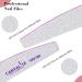 Canvalite 12-Piece Nail Files Set - 180/240 Grit Professional Double-Sided Reusable for Gel Nails Manicure & Pedicure | Ideal for Nail Studios & Home Use - Buy Online on GoSupps.com