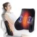 Comfier massage pillow against back pain lumbar vertebrae with 3 massage modes 2 heat levels back support pillows memory foam adjustable belts suitable for home office.