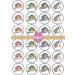 PRECUT Turtles Edible Cupcake Toppers - Cute Turtles Theme Premium Thickness SWEETENED VANILLA - wafer card disc cake decorations (Pack of 12) - Buy Online on GoSupps.com