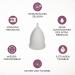 Mylily Menstrual Cup | 100% Medical Silicone | Sustainable & Cost-Saving | BPA & Latex Free | Reusable | 5 Sizes Available - Buy Online on GoSupps.com