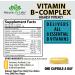 Vitamin B Complex with Vitamin C, Folic Acid - Nervous System Support, Energy Metabolism - 100 Veggie Capsules - Buy Online on GoSupps.com