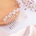 PAGOW Pearl Bridal Hair Side Comb Set - Rhinestone Wedding Hair Pieces - Crystal Accessories for Women - 2 Pack (Rose Gold, 3.14 x 1.77 inch) - Buy Online on GoSupps.com