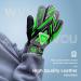 Wvvou Goalkeeper Gloves for Kids & Teens | Football Gloves with Double Protection & Portability - Great Stop Green 5 - Buy Online on GoSupps.com